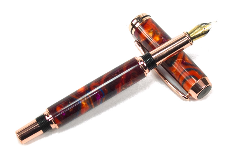 Baron Bright Copper Fountain Pen Kit