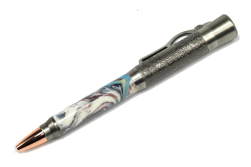 Pen Blank Kugelschreiber Bausatz Rifle Bolt Tec-Pen In Chrom Pen Kit Drechseln 