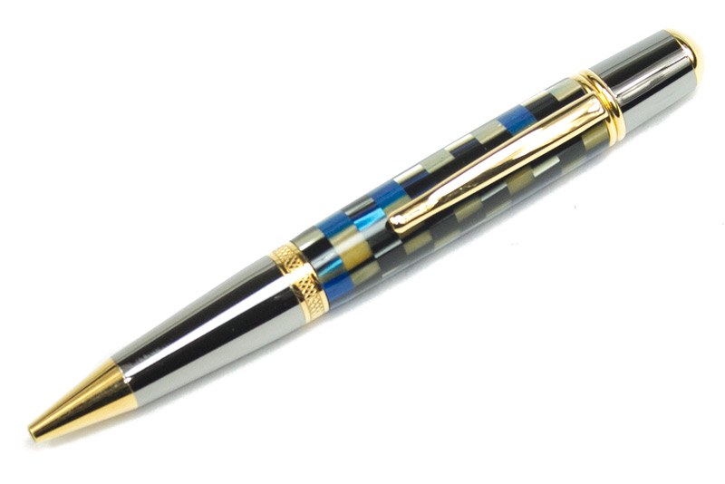 Sierra Black Titanium & Titanium Gold Pen Kit