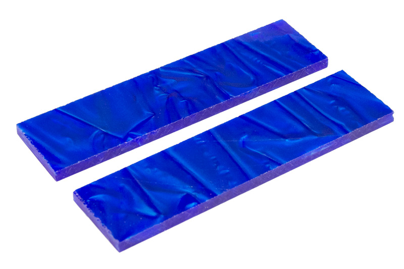 Cobalt Knife Scales - 1/4 x 1.5 x 5 - 2 pieces