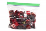 12 ounce bag of Pen Blank Cut-offs - Red