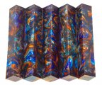 Fire Nebula Lava Explosion Alumilite Pen Blank