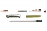 Real Cartridge Case Pen Kit - 308 Nickel and Copper