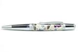 Also shown finished with a Butterfly in Blossom Japanese Paper Pre-tubed pen blank (sold separately)