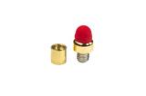 Threaded Stylus Tip - Gold - Red