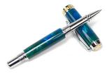 Triton Chrome with Gold Accents Rollerball Pen Kit