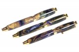 Multiple views of a finished pen