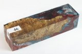 Burl Cap/Alumilite Amalgam-Mutt 1.5" x 6" Blank #46