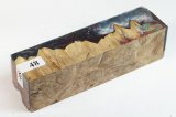Burl Cap/Alumilite Amalgam-Mutt 1.5" x 6" Blank #48