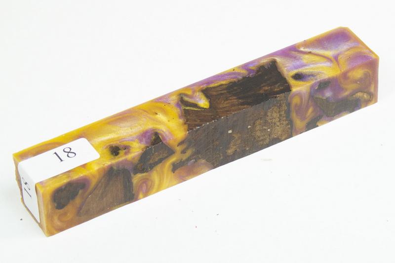 Wood/Alumilite Amalgam-Mutt Pen Blank #18