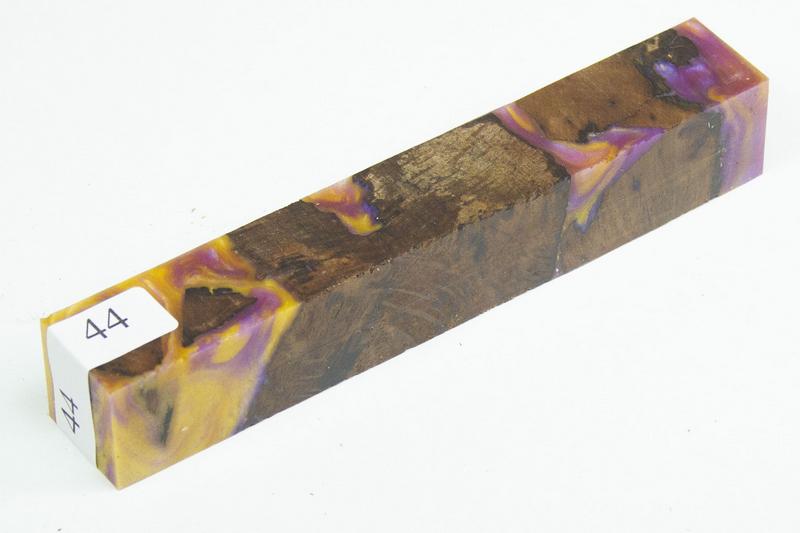 Wood/Alumilite Amalgam-Mutt Pen Blank #44