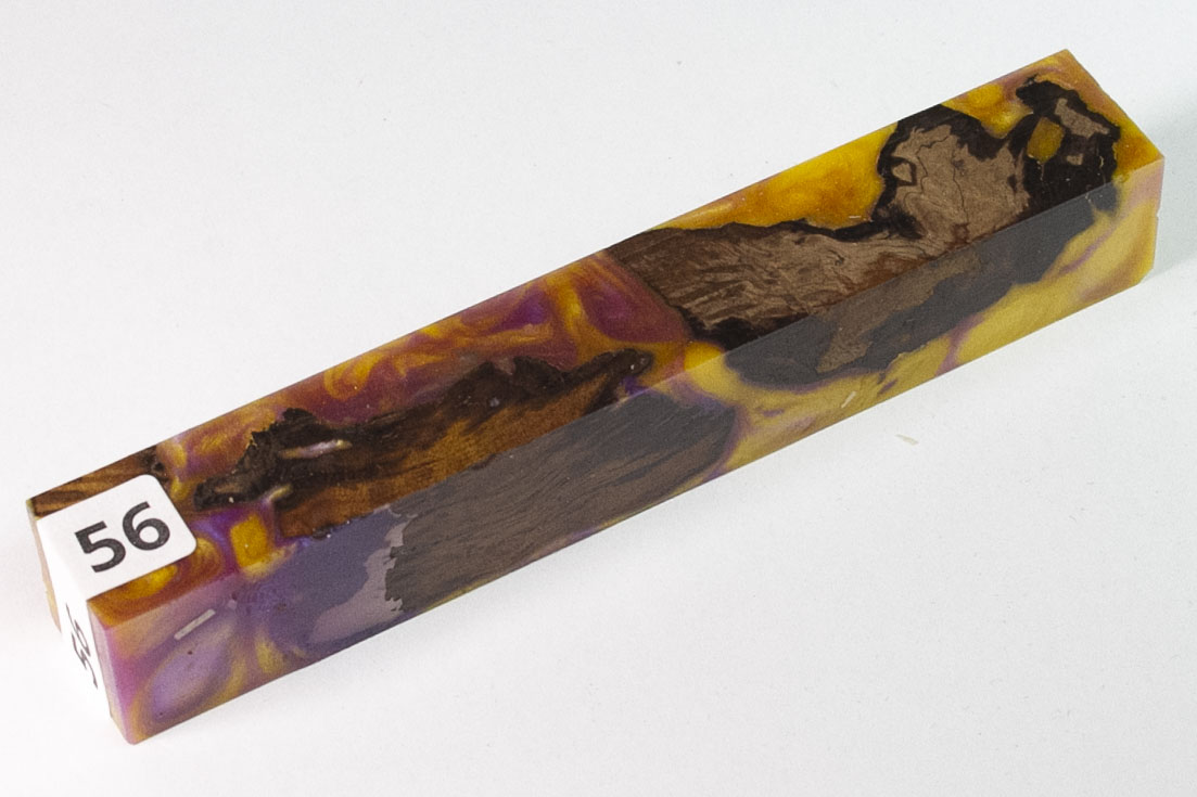 Wood/Alumilite Amalgam-Mutt Pen Blank #56